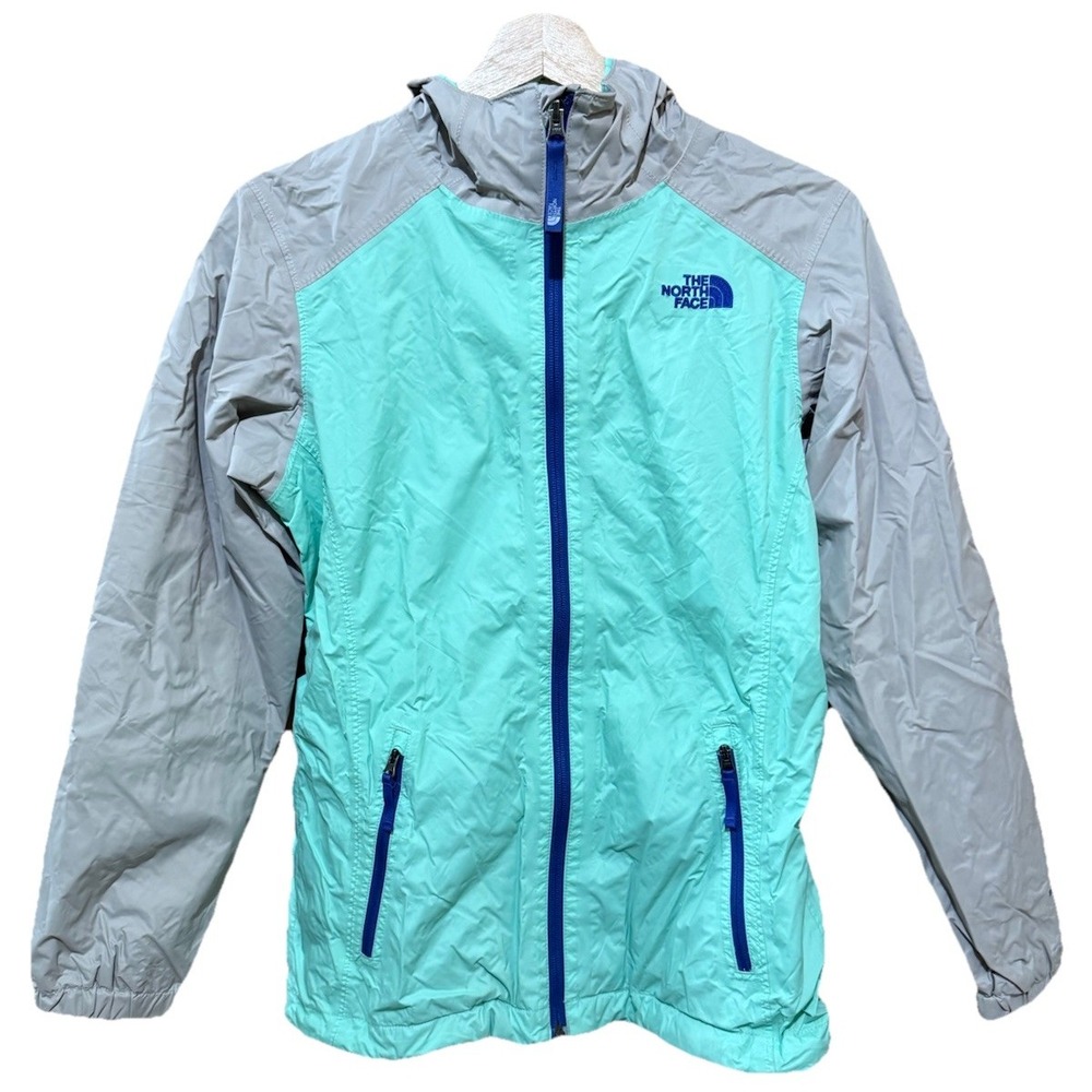 The North Face Youth Girls Molly Triclimate Jacket Surf‎ Green Youth Large EUC